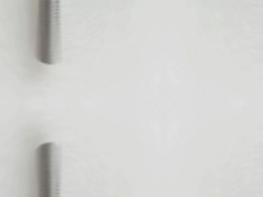 モリブデンのボルトはモリブデンによって通される棒をねじで締める